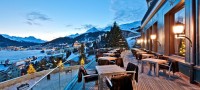 Ski Hotels, Berge und Schnee Schweiz